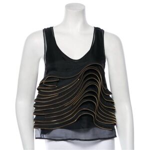 3.1 Phillip Lim zipper silk top